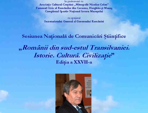 Romanians in Southeastern Transylvania. History. Culture. Civilization, 27th Edition