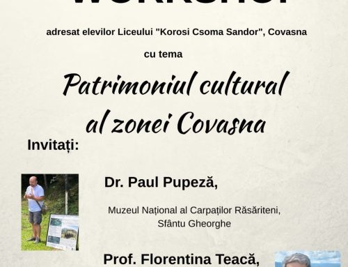 The Workshop “The Cultural Heritage of the Covasna Area”