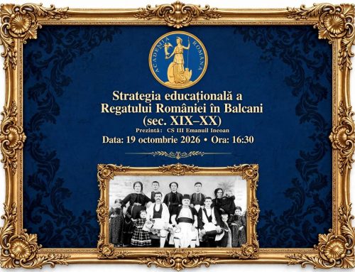 Workshop: Strategia educațională a României în Balcani (sec. XIX-XX)